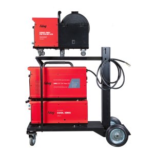 Полуавтомат сварочный FUBAG XMIG 500T DW PULSE  + подающий механизм DRIVE XMIG DW PULSE  + горелка FB 550W 3m  + блок жидкостного охлаждения Cool XMIG  + шланг-пакет 5 метров 95 мм2 14 pol с жидкостным охлаждением + тележка XM в Владикавказе фото