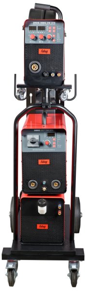 Сварочный полуавтомат INMIG 500T DW SYN + Подающий механизм DRIVE INMIG DW SYN + Шланг-пакет 5 м + Горелка FB 500 3 м + Блок жидкостного охлаждения + Тележка в Владикавказе фото