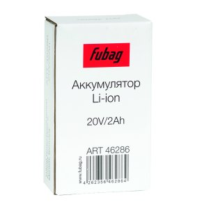 Аккумуляторная батарея FLI5S1P1202 Li-ion к бензиновым газонокосилкам FUBAG с электростартером и минирайдеру (20V/2Ah) в Владикавказе фото