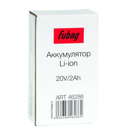 Аккумуляторная батарея FLI5S1P1202 Li-ion к бензиновым газонокосилкам FUBAG с электростартером и минирайдеру (20V/2Ah) в Владикавказе фото