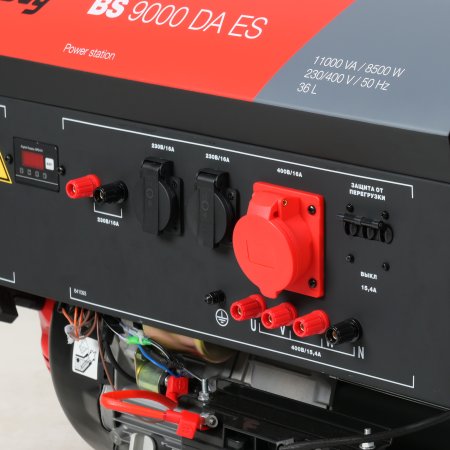 Бензиновый генератор FUBAG BS 9000 DA ES (трехфазный) с электростартером и коннектором автоматики в Владикавказе фото