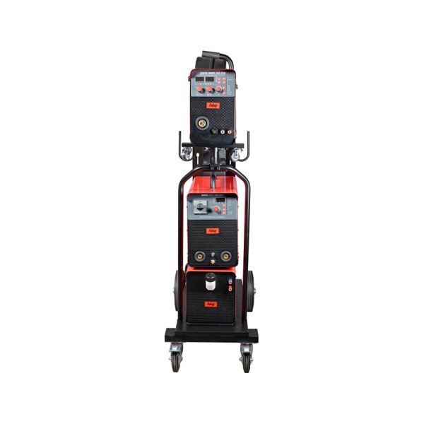 Полуавтомат сварочный FUBAG INMIG 500T DW SYN + подающий механизм DRIVE INMIG DW SYN + шланг-пакет 5 метров 70 мм2 14 pol с жидкостным охлаждением для INMIG 500T DW SYN + горелка FB 500 3m + блок жидкостного охлаждения Cool 70 + тележка для аппаратов в Владикавказе фото