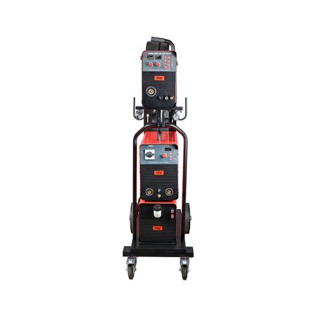 Полуавтомат сварочный FUBAG INMIG 500 T DW SYN PULSE + подающий механизм DRIVE INMIG DW SYN PULSE  + горелка FB 500 3 м + блок жидкостного охлаждения Cool 70 + тележка для аппаратов + шланг-пакет 5 метров 70 мм2 14 pol с жидкостным  охлаждением в Владикавказе фото