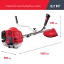 FUBAG Бензиновый триммер FPT 52 + Триммерная леска сечение витой квадрат L 130 м * 2.4 мм в ПОДАРОК в Владикавказе фото