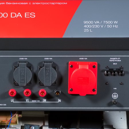 Бензиновый генератор FUBAG BS 8000 DA ES (трехфазный) с электростартером и коннектором автоматики в Владикавказе фото