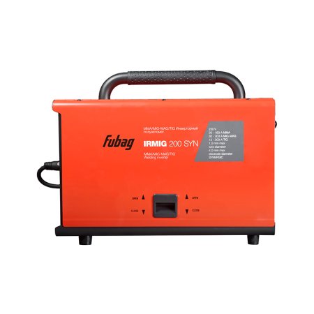 Полуавтомат сварочный FUBAG IRMIG 208 SYN PLUS (31447) + маска сварщика Хамелеон IR 9-13N S (38072) + сварочные краги на подкладке красные FWGN 10R (641180) в Владикавказе фото